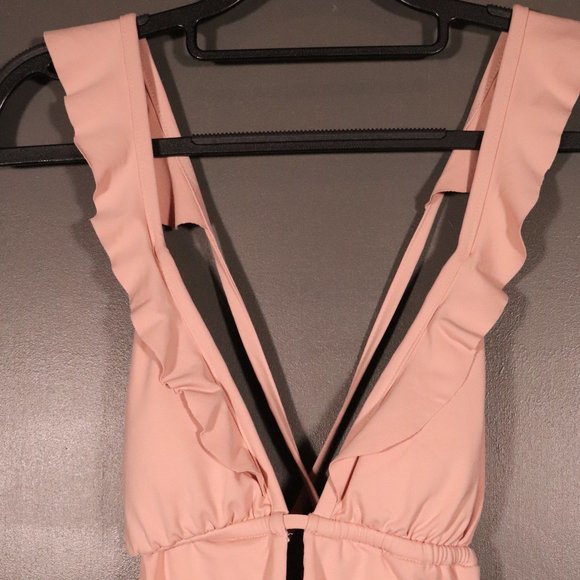 NWT  Eberjey X Revolve So Solid Grayson One Piece - Picture 6 of 12